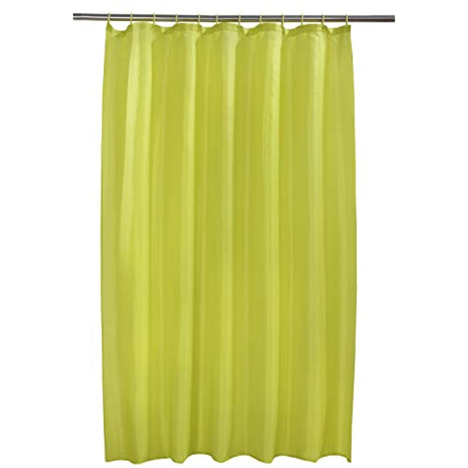 lime green shower curtain