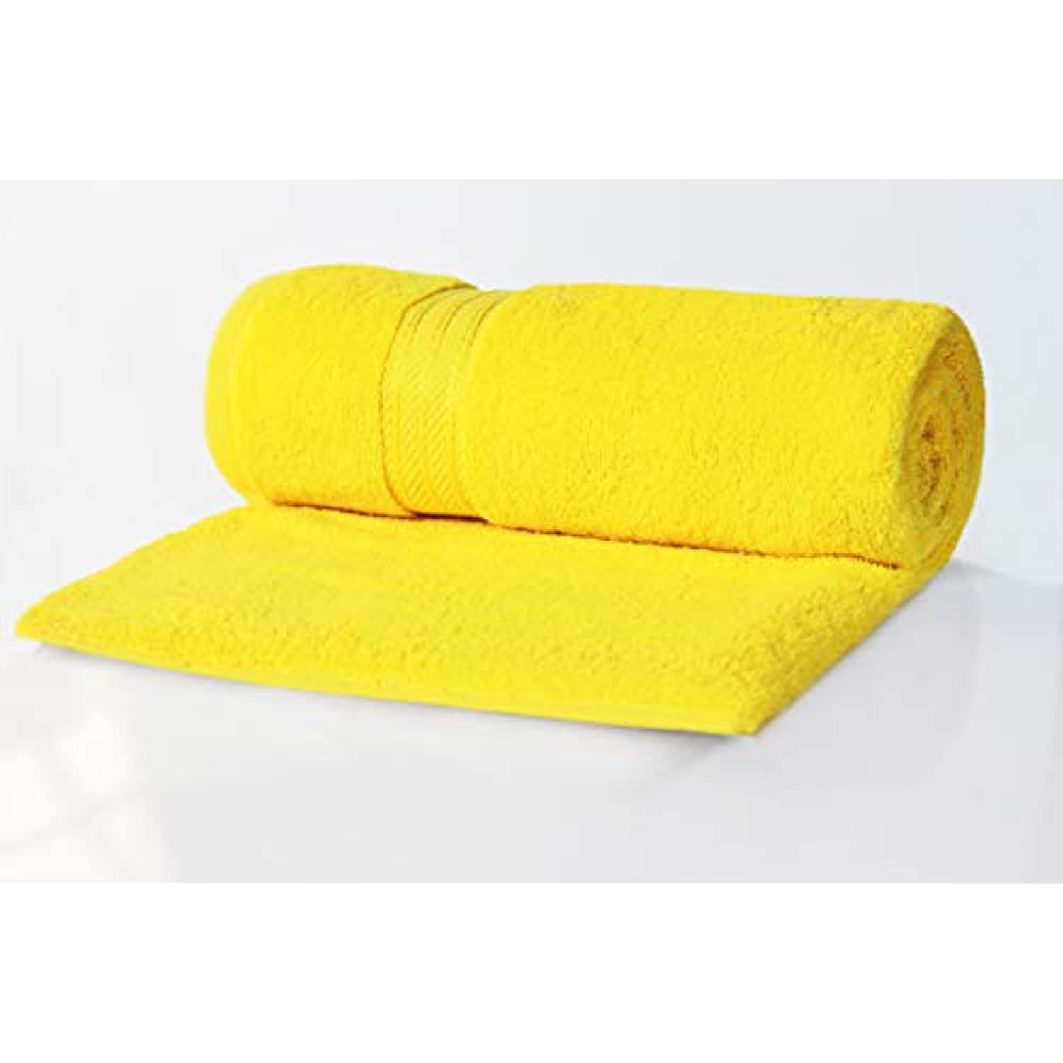 Sunshine Yellow Towels Luxury Egyptian Collection 100% Cotton Towels 500GSM Supreme - Image 3