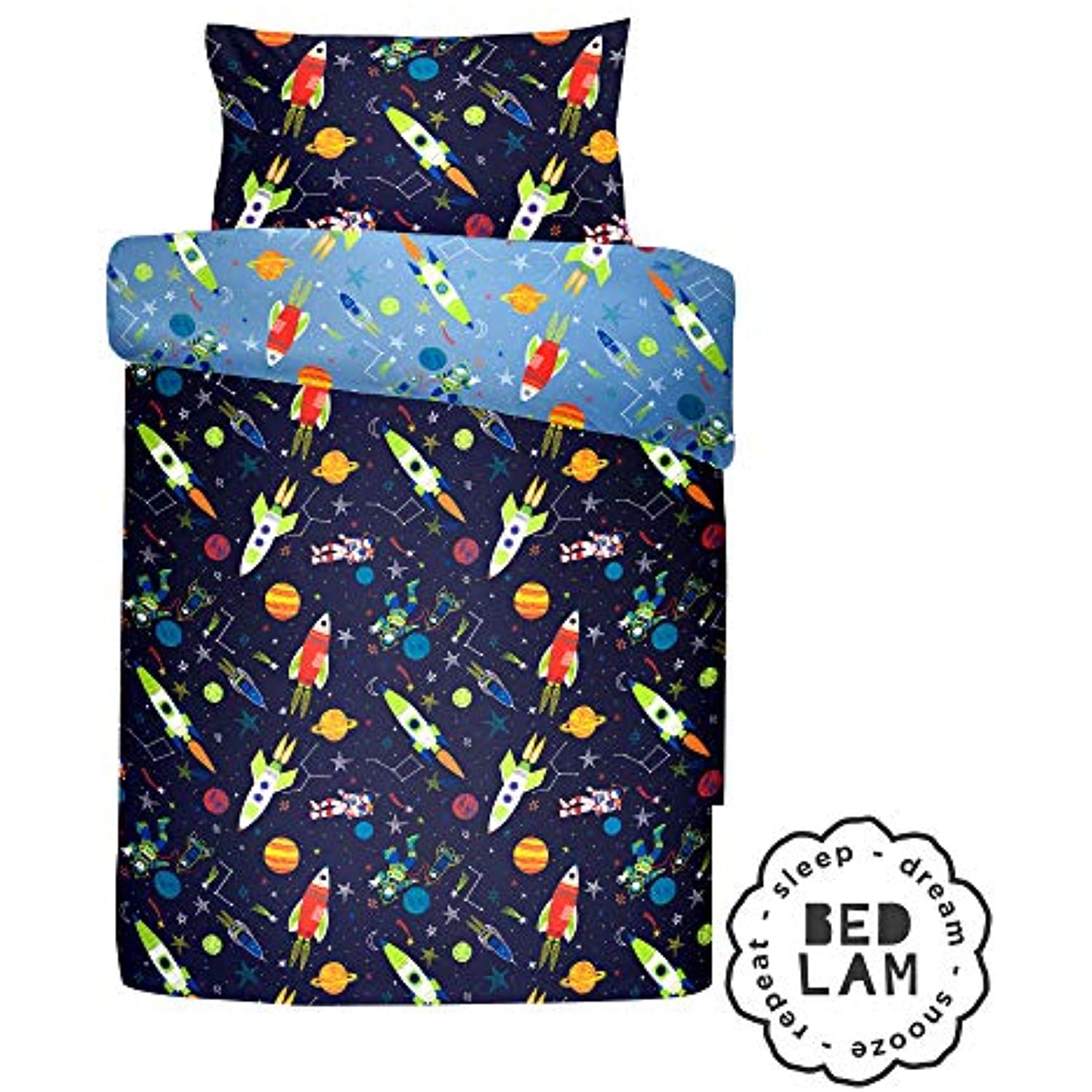 Supersonic Glow In The Dark Duvet Cover Set - Image 3