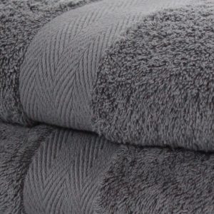 dark grey spa towels egyptian cotton restmor luxor