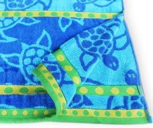 oversized beach towels clearance blue turtle pattern