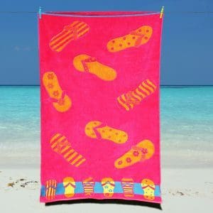 extra large beach towels pink flips holiday pool towel