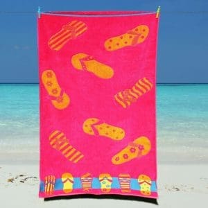 extra large beach towels pink flips holiday pool towel