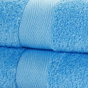 cobalt blue egyptian cotton towel restmor luxor