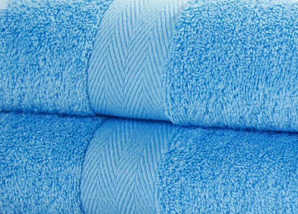 cobalt blue egyptian cotton towel restmor luxor