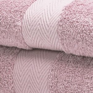 luxor spa towels in purple heather