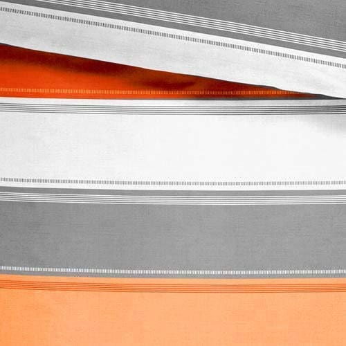 Betley Orange Wide Stripe Bedding by Fusion - Image 2