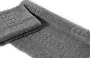 Supreme Charcoal 2 Pack of Bath Mats