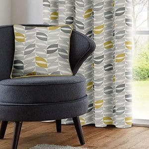 copeland yellow & grey geometric cushions for sofa or bed