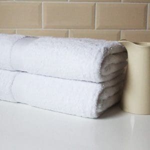 Luxor Towels Luxurious 600GSM Egyptian Collection 100 % Cotton Towels in Bright White