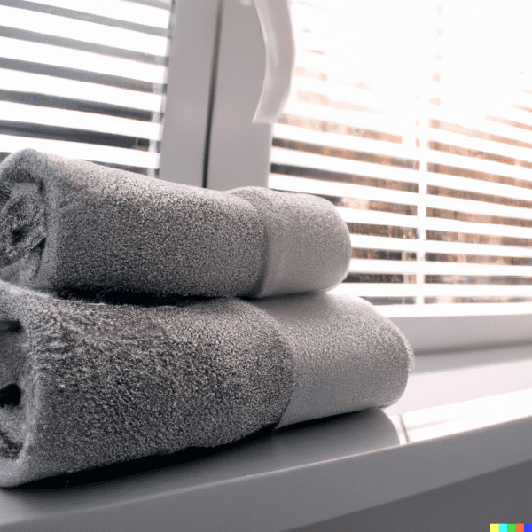 eco friendly bathroom towel in grey fluffy shower towel sets