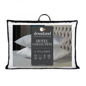 hotel quality pillows 2 pack sateen striped