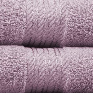 heather hue bath towels soft & absorbent combede cotton