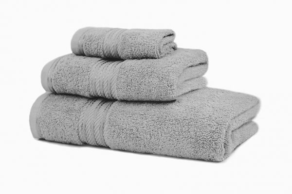 light grey 3 pack bath towel set bundle dove grey soft cotton