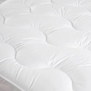 quilted microfibre mattress protector