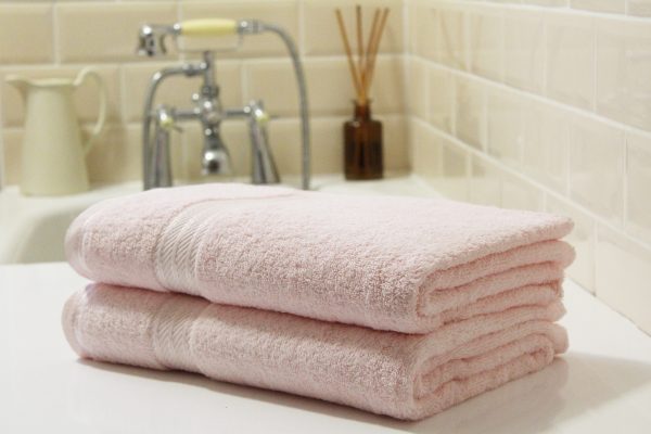 pink egyptian cotton bath sheets