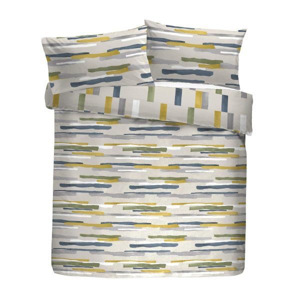 clifton abstract pattern bedding sets green yellow