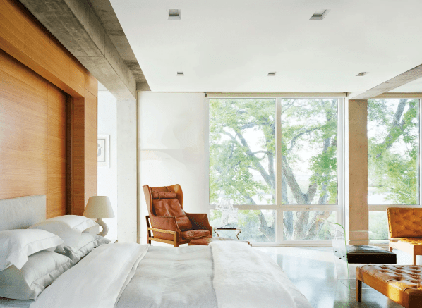 fresh airy bedroom spring cleaning