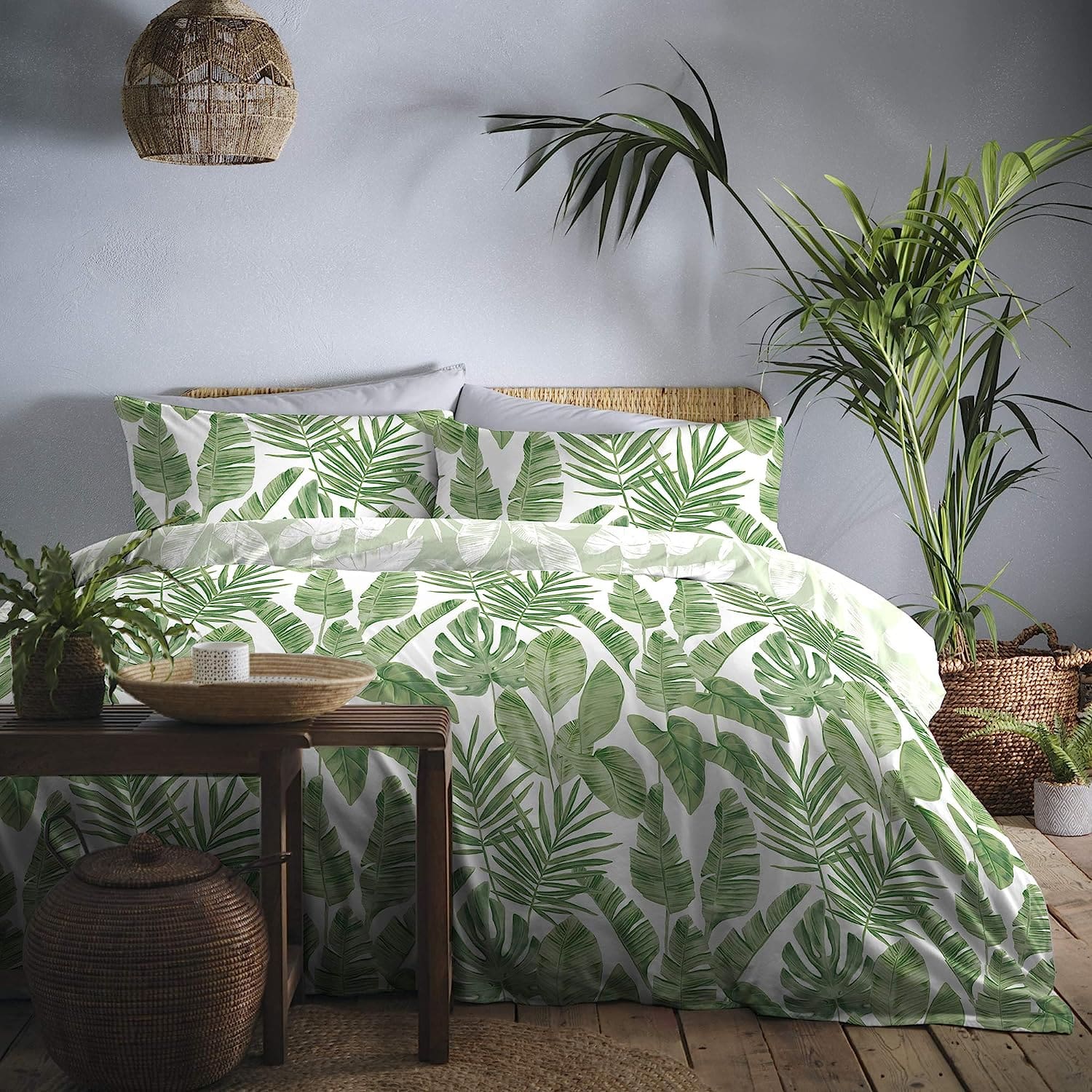 Tropical Green Duvet Quilt Cover Sets - Image 2