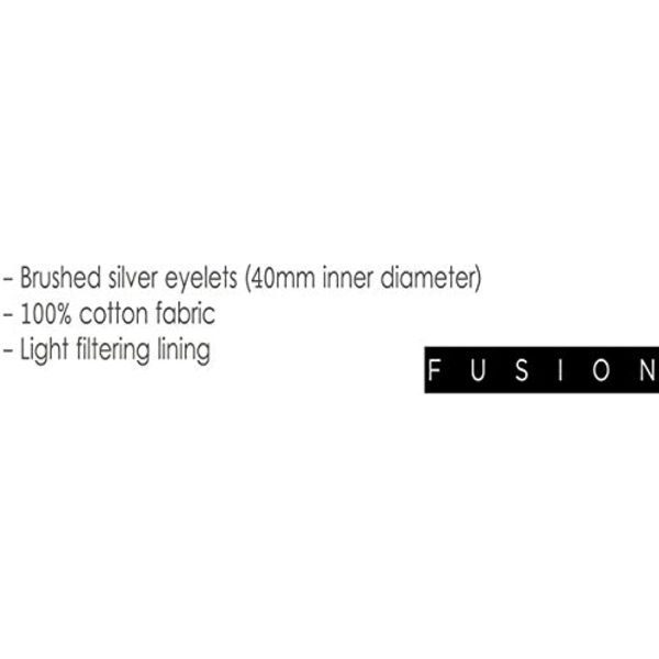 Fusion - Lennox - 100% Cotton Lined Eyelet Curtains - Image 3