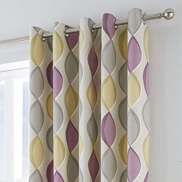 Fusion - Lennox - 100% Cotton Lined Eyelet Curtains - Image 14