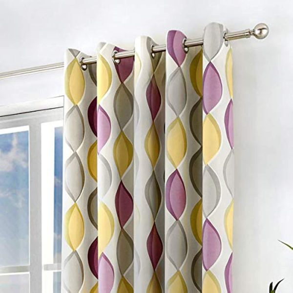 Fusion - Lennox - 100% Cotton Lined Eyelet Curtains - Image 17