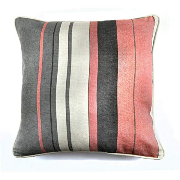 Fusion - Whitworth Stripe - 100% Cotton Pair of Eyelet Curtains - Image 14