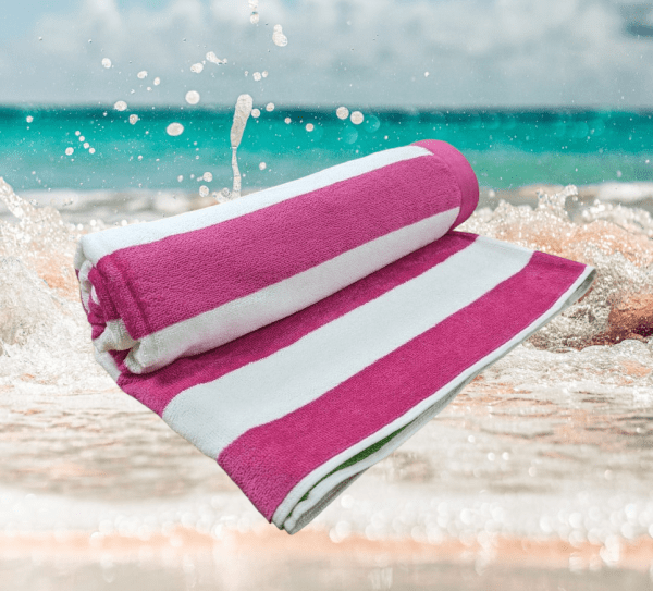 pink stripe beach towel pink and white stripes with green white reverse