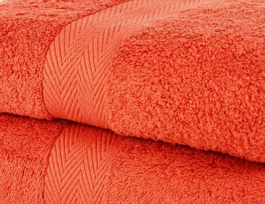 dark orangebath towels luxury egyptian cotton towels burnt orange rust colour earthy tone bathroom towels