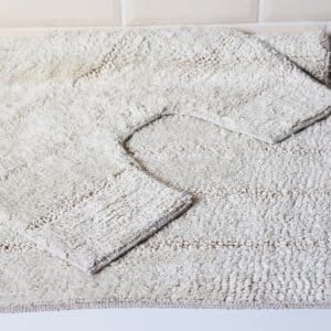 chalk hill white bath mat set 2 piece