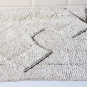 chalk hill white bath mat set 2 piece