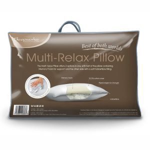 memory foam 2 in 1 pillow for ultimate comfort