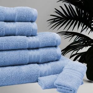 matching towel set cobalt blue luxury soft egyptian cotton towels