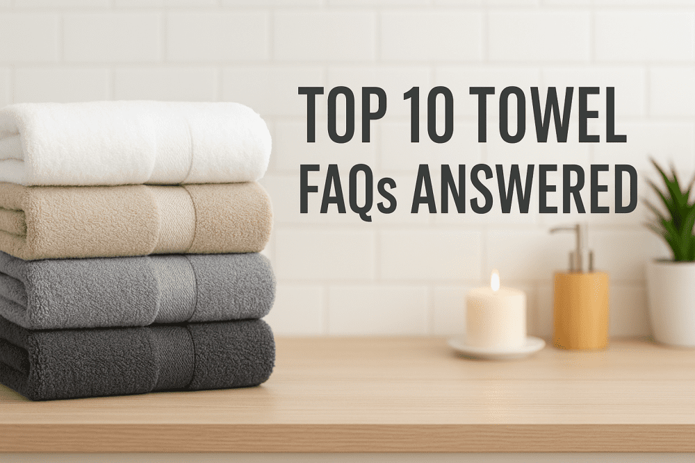 Wondering what GSM means or how to keep towels soft? Get clear answers to the top 10 most asked towel questions from Bentley Priory Linens — practical, helpful, and UK-focused.