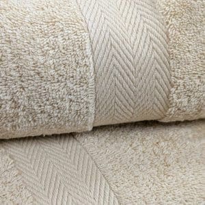 luxor stone bath towels luxury 600 gsm cotton towels with chevron pattern border