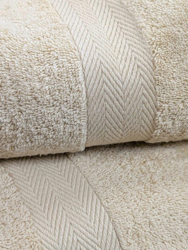 luxor stone bath towels luxury 600 gsm cotton towels with chevron pattern border